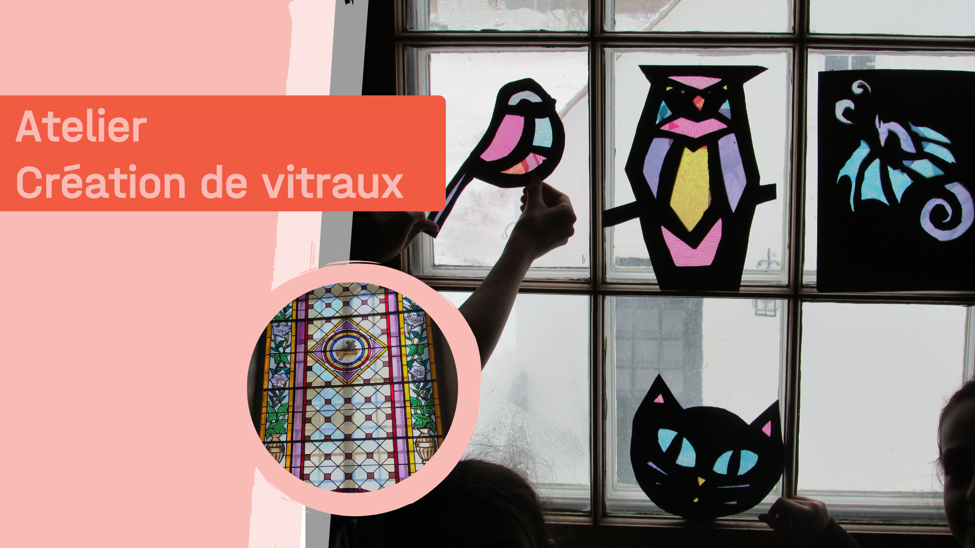 Atelier de vitrail pour enfants